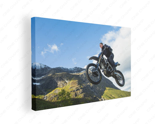 Ethan Hunt Mission Impossible Dead Reckoning canvas wall art