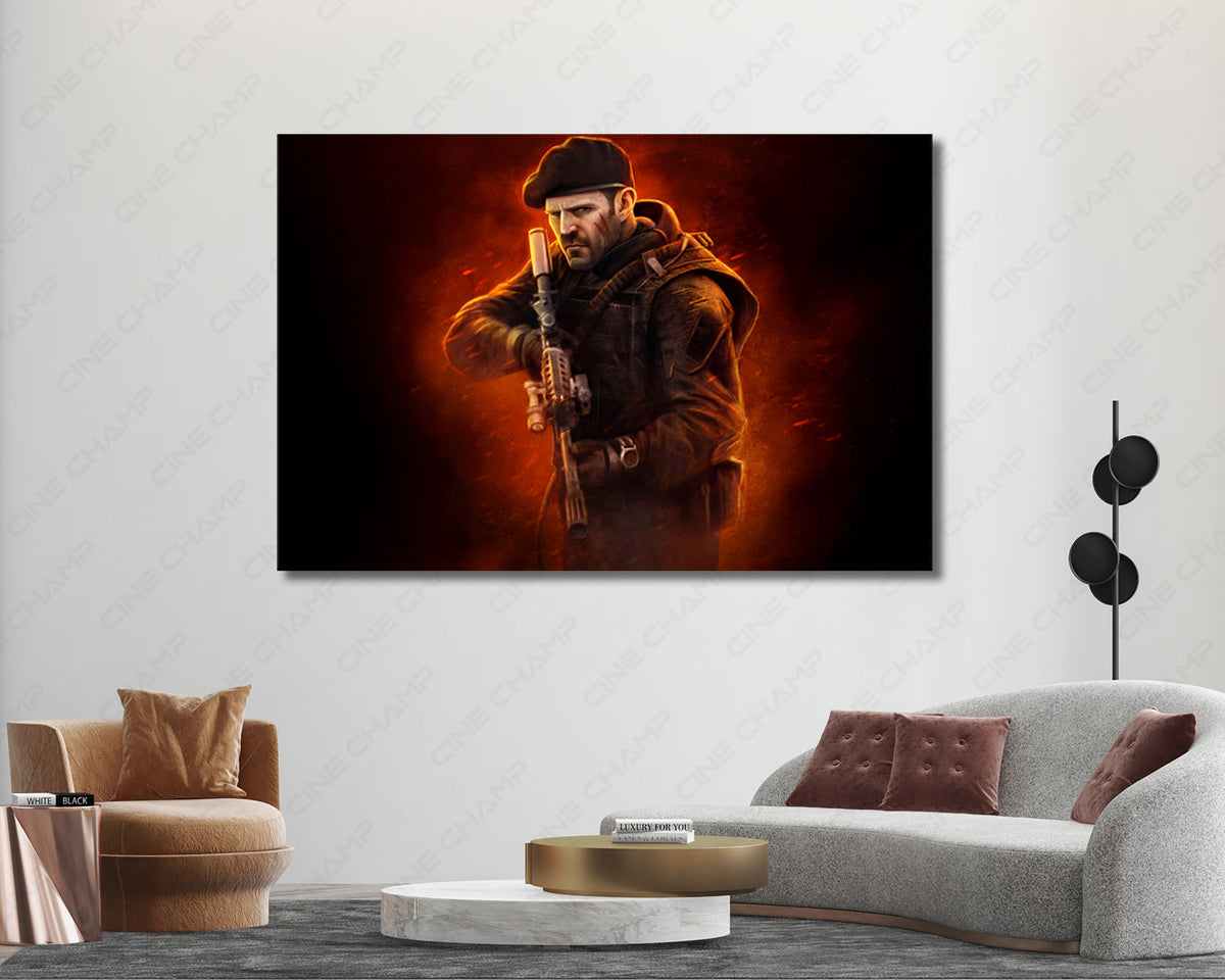 Expendables movie collector wall art