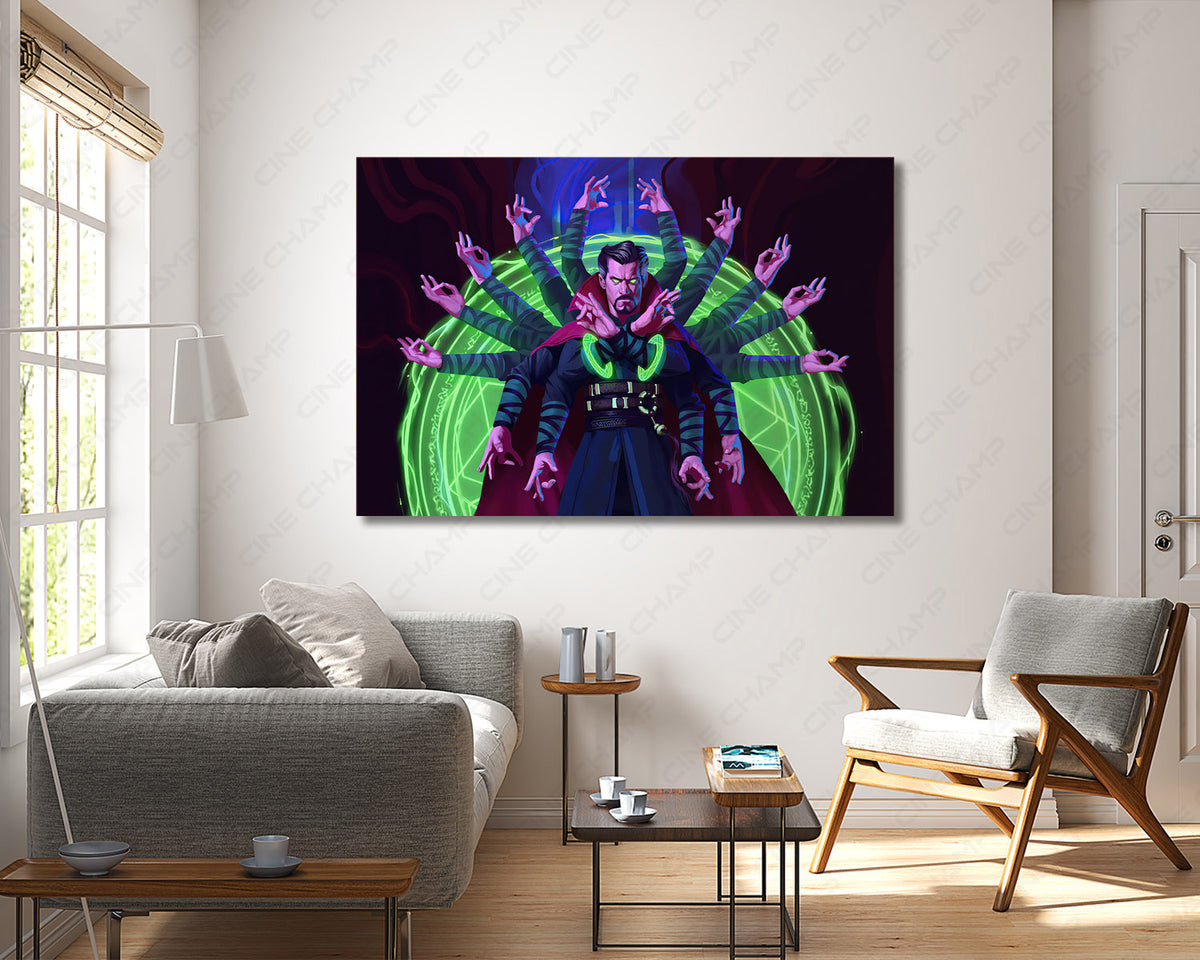 Eye of Agamotto superhero artwork