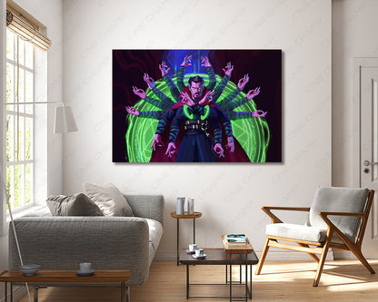 Eye of Agamotto superhero artwork
