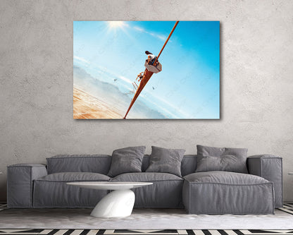 Fall movie canvas print