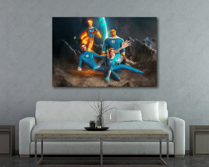 Fantastic Four First Steps Movie Canvas Print