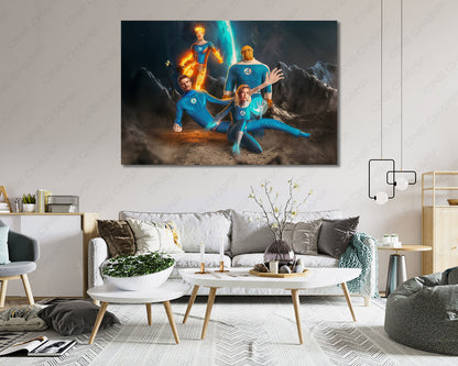 Fantastic Four Movie Poster Canvas