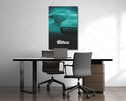 Fast And Furious Car Canvas Artwork