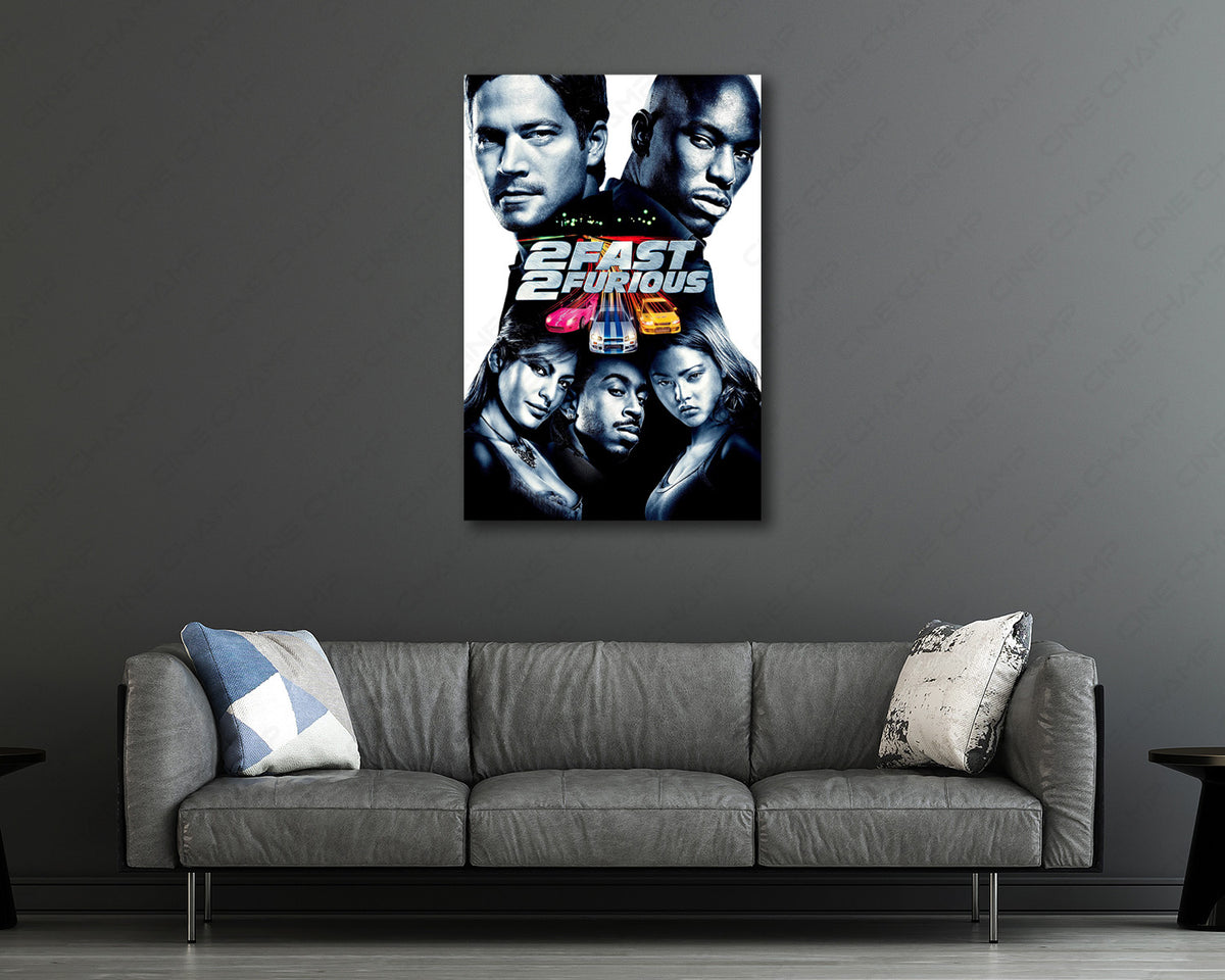 Fast Car Cinematic Canvas Artwork