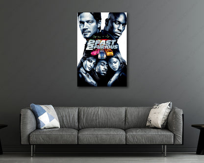Fast Car Cinematic Canvas Artwork