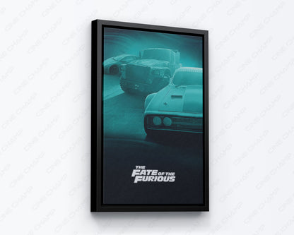 Fast Cars Action Movie Wall Art