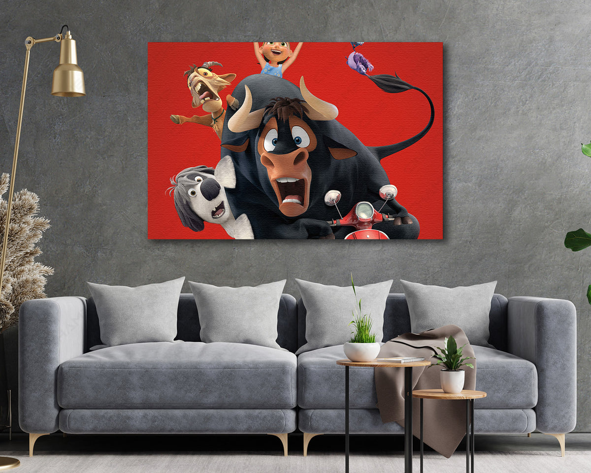 Ferdinand animated movie canvas print