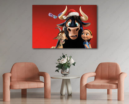 Ferdinand bull canvas print
