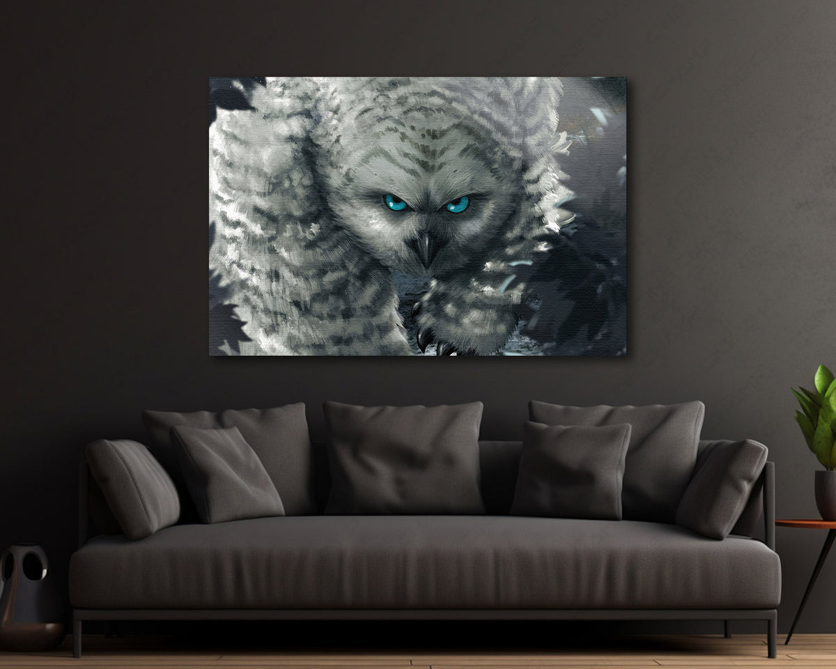 Fierce Owlbear Fantasy Creature Canvas