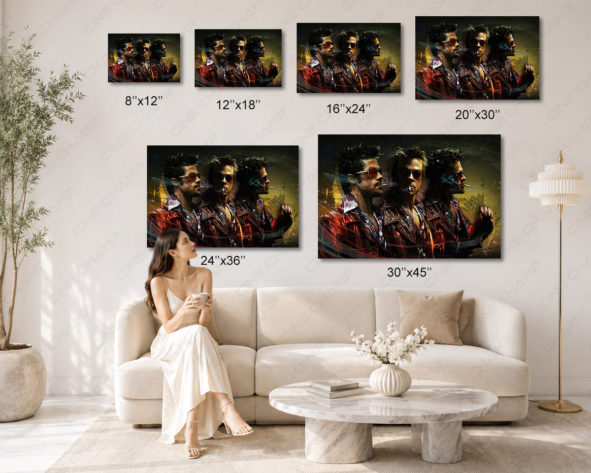 Fight Club canvas for home theater