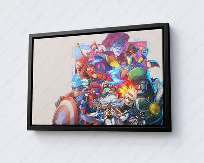 Fighting Souls canvas for gaming setup