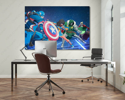 Fighting Souls collector wall art