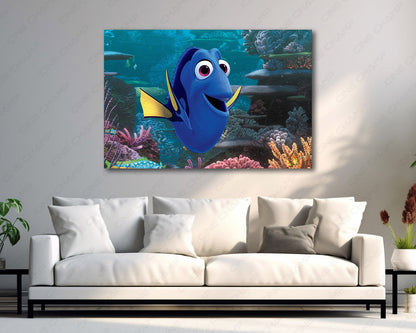 Finding Dory inspired canvas print
