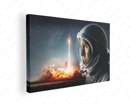 First Man Neil Armstrong canvas wall art