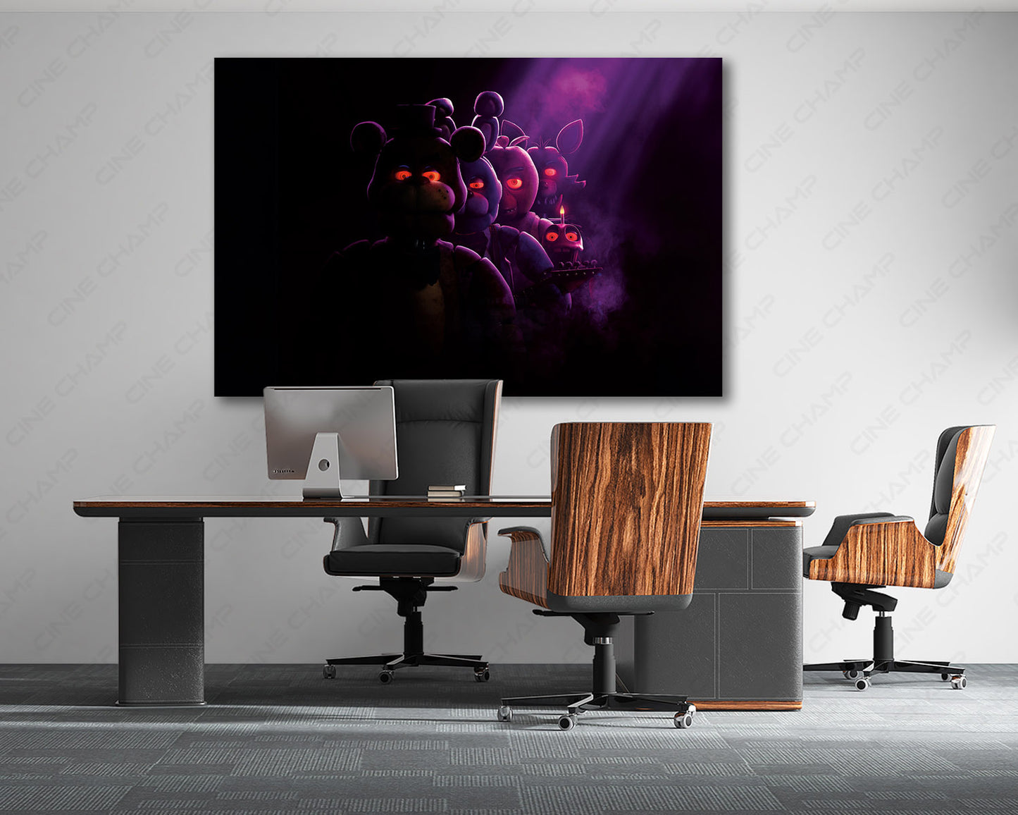 Five Nights at Freddy's Canvas Print Horror Movie Wall Art