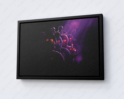Five Nights at Freddy's Canvas Print Horror Movie Wall Art