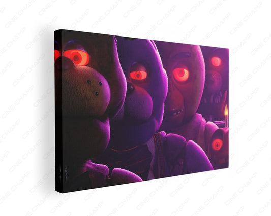 Five Nights at Freddy's horror canvas wall art