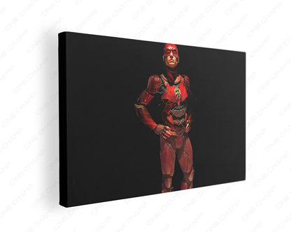 Flash Justice League canvas wall art