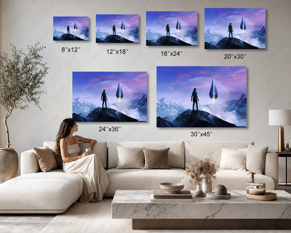 Foundation Canvas Print Sci-fi Movie Wall Art