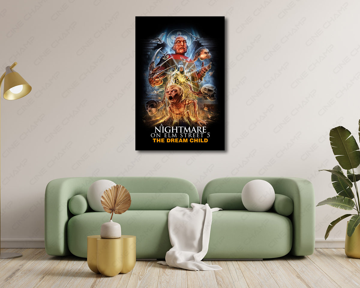 Freddy Krueger Dream Child Poster Canvas