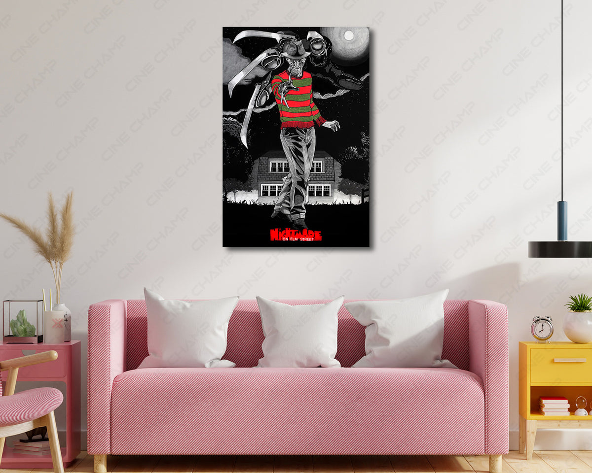 Freddy Krueger Horror Halloween Poster