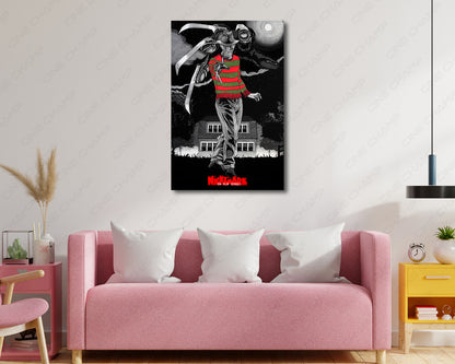 Freddy Krueger Horror Halloween Poster