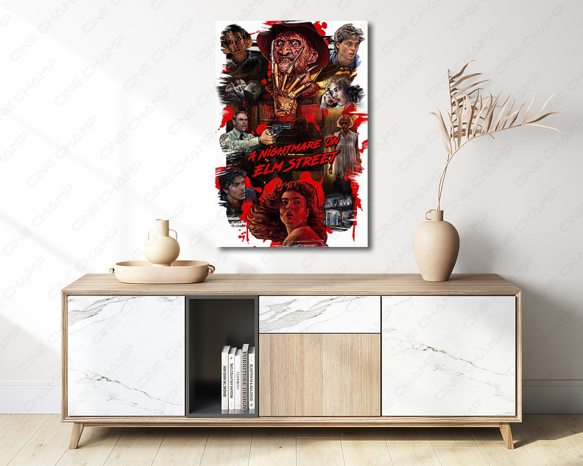 Freddy Krueger Horror Wall Canvas