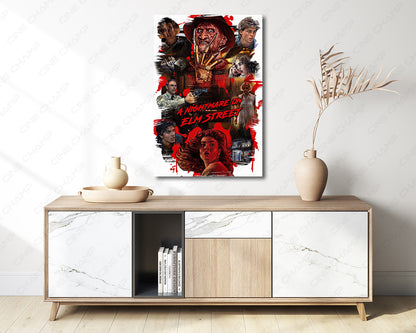 Freddy Krueger Horror Wall Canvas