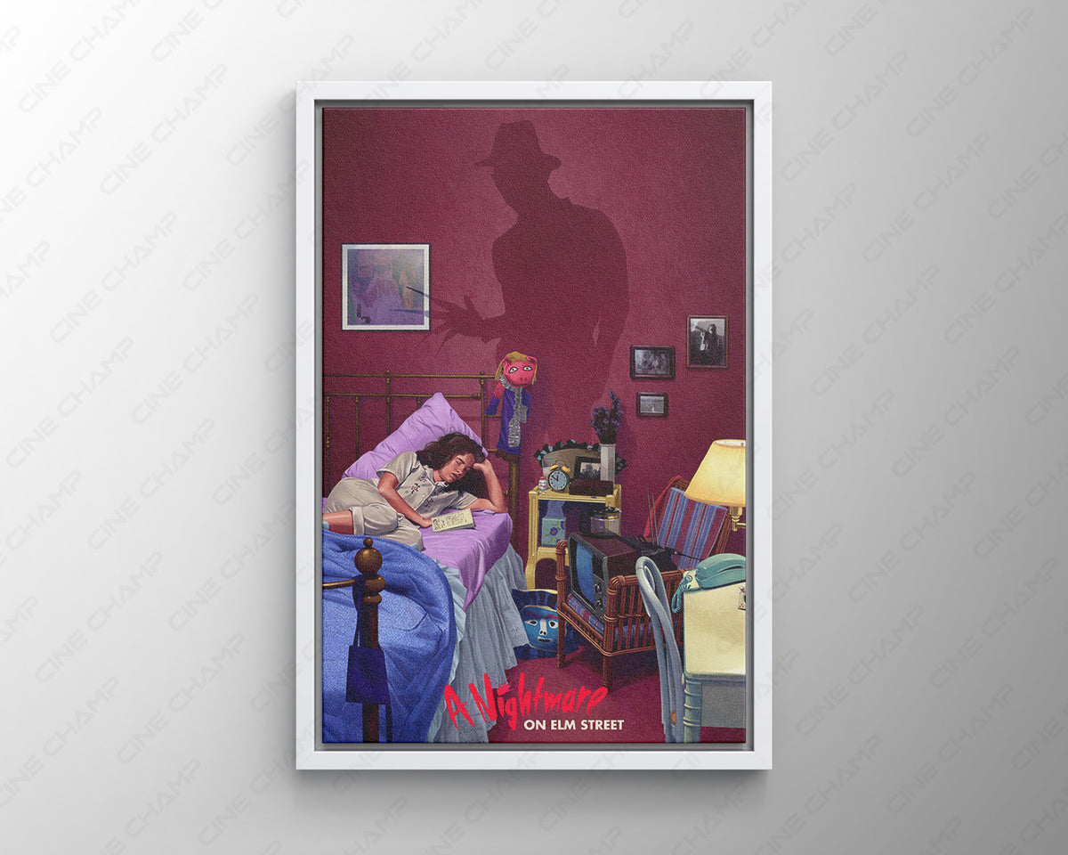 Freddy Krueger Retro Horror Canvas