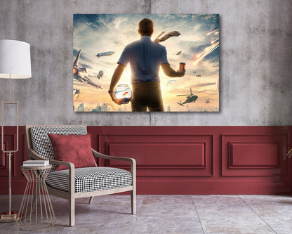 Free Guy action comedy cinematic artwork