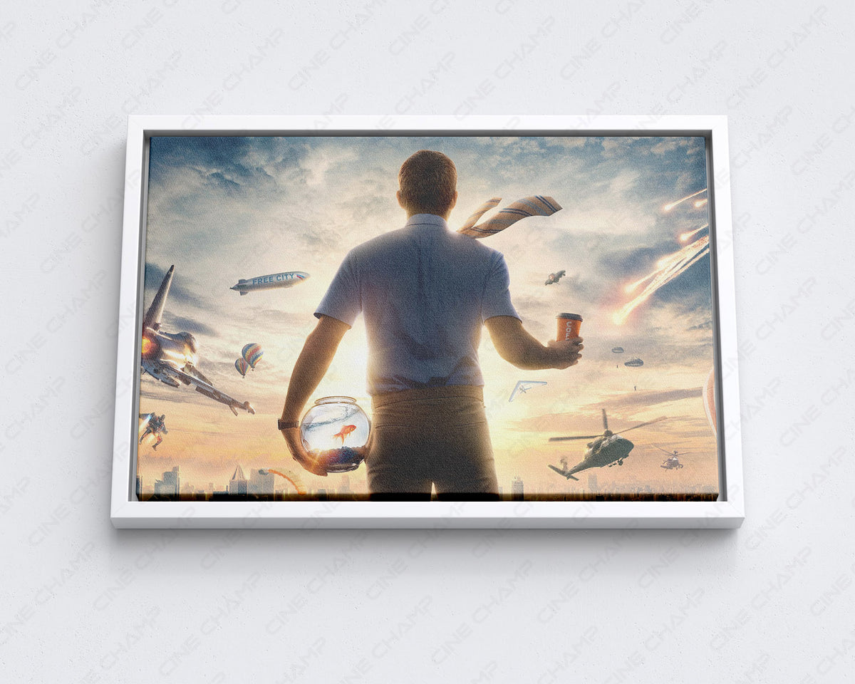 Free Guy canvas for gaming room