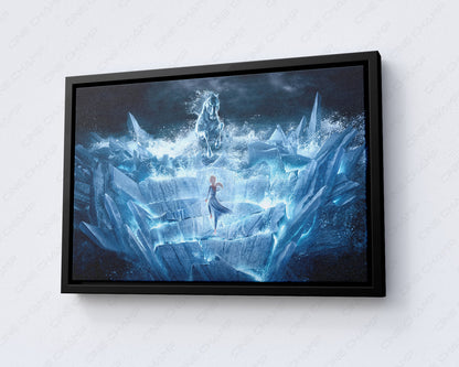 Frozen canvas for kids bedroom