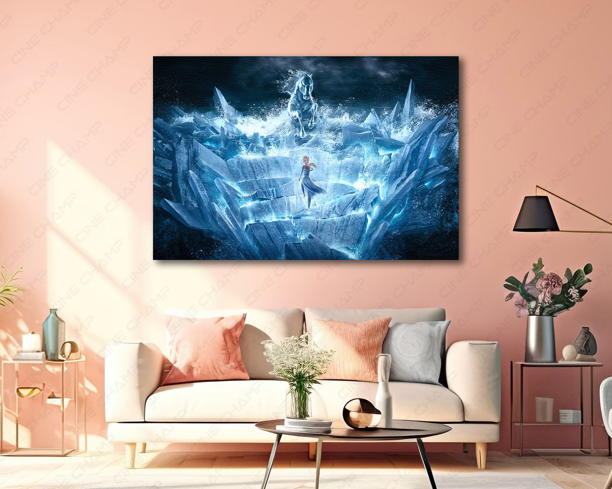 Frozen movie canvas print