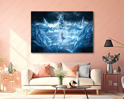 Frozen movie canvas print