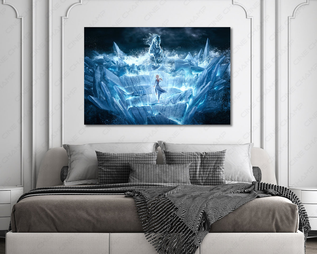 Frozen wall art for family room