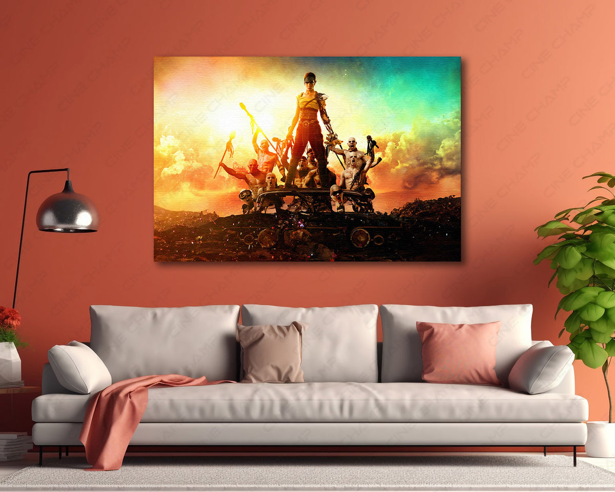 Furiosa canvas print for gaming room