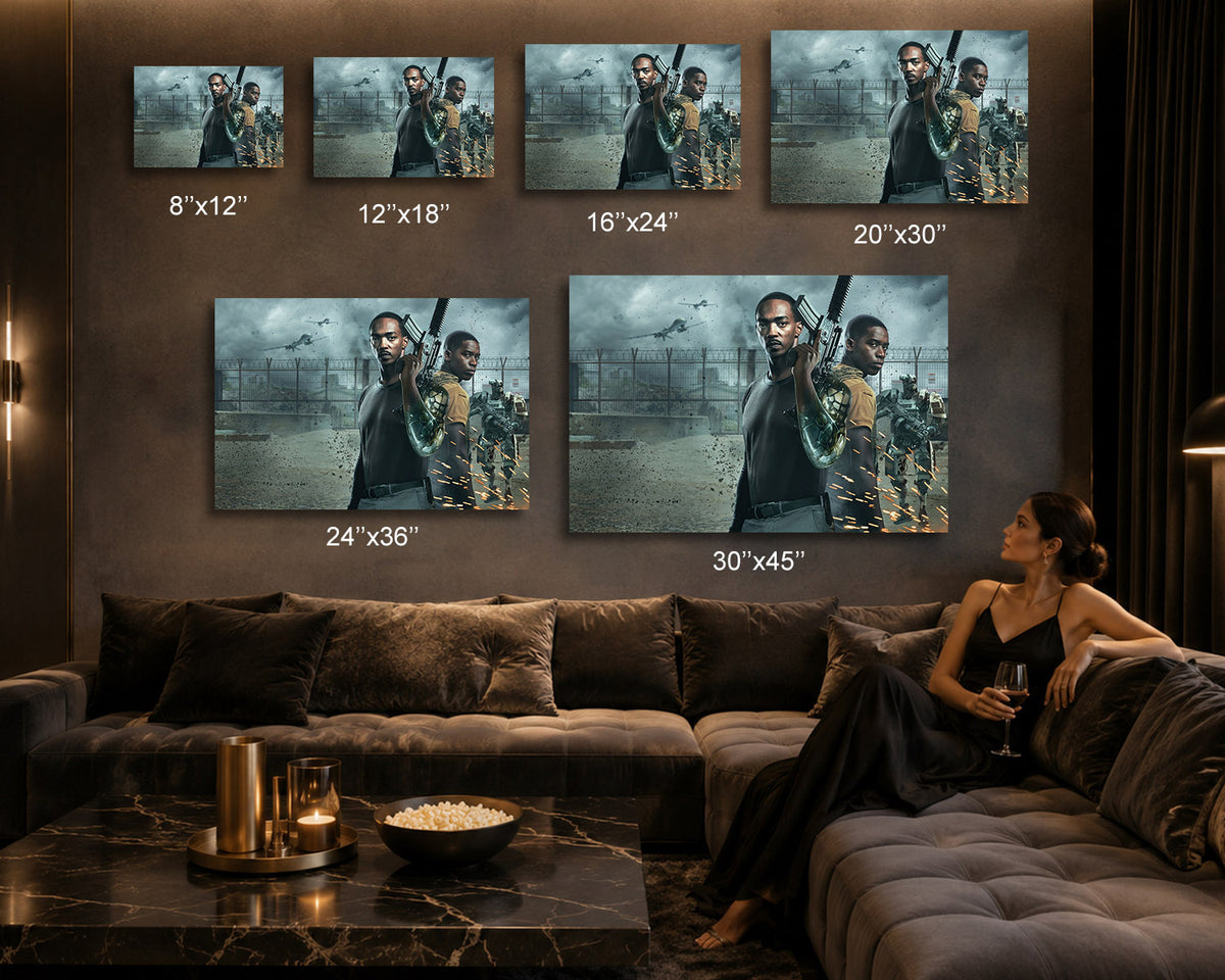 Futuristic Military Gaming Room Decor