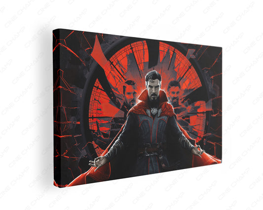 Gallery wrapped Doctor Strange multiverse artwork with vibrant premium details
