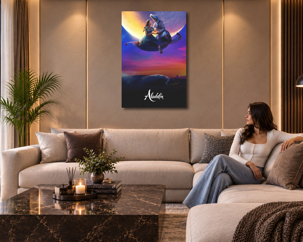 Genie and Aladdin Inspired Fantasy Wall Decor