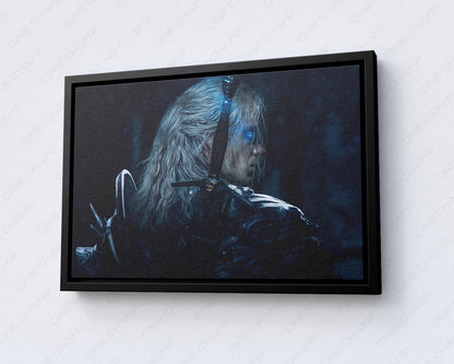 Geralt of Rivia Witcher canvas artwork