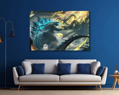 Ghidorah Godzilla cinematic monster artwork