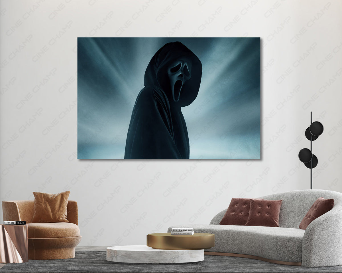 Ghostface Horror Canvas Artwork