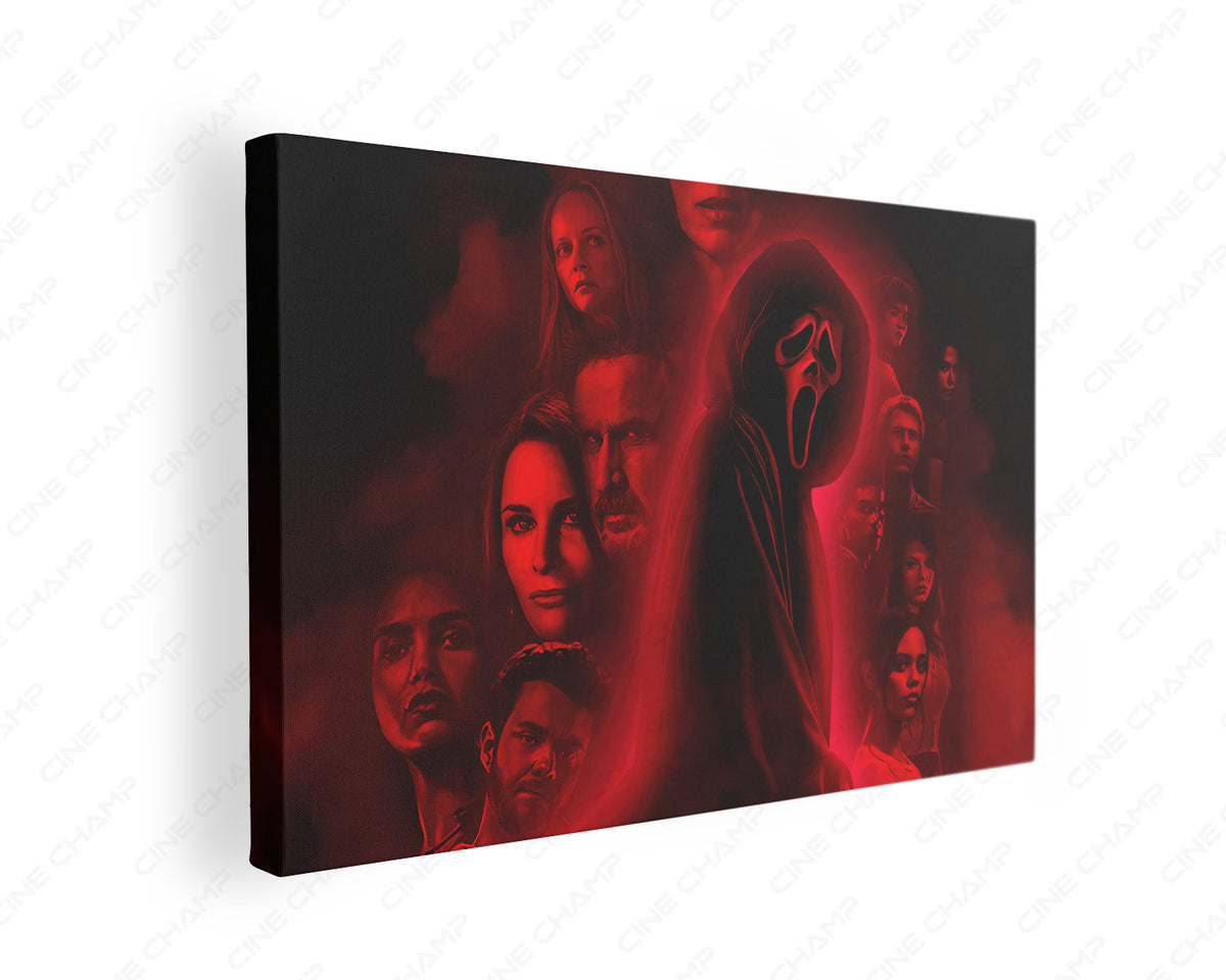 Ghostface Scream Canvas Poster