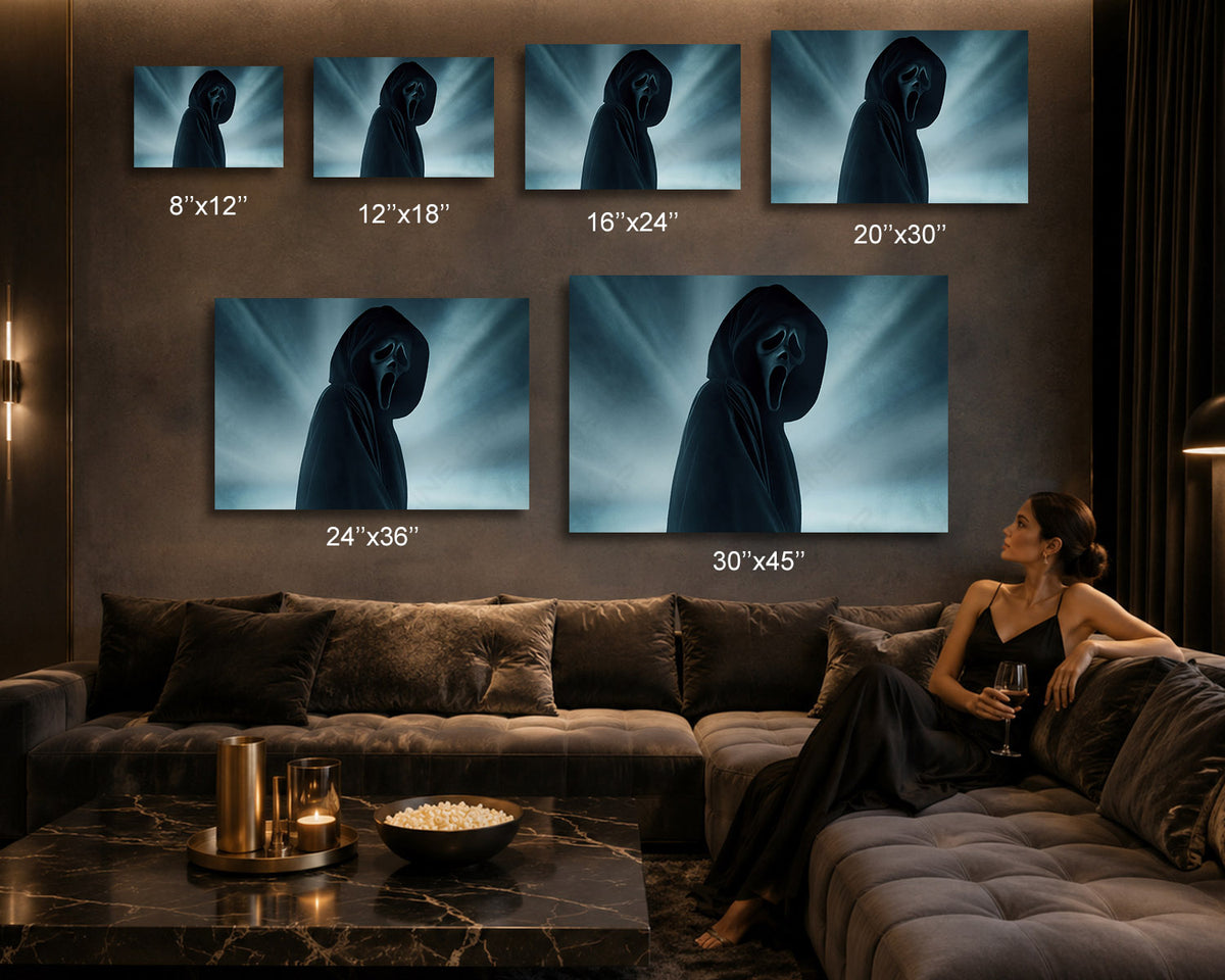 Ghostface Slasher Movie Wall Art