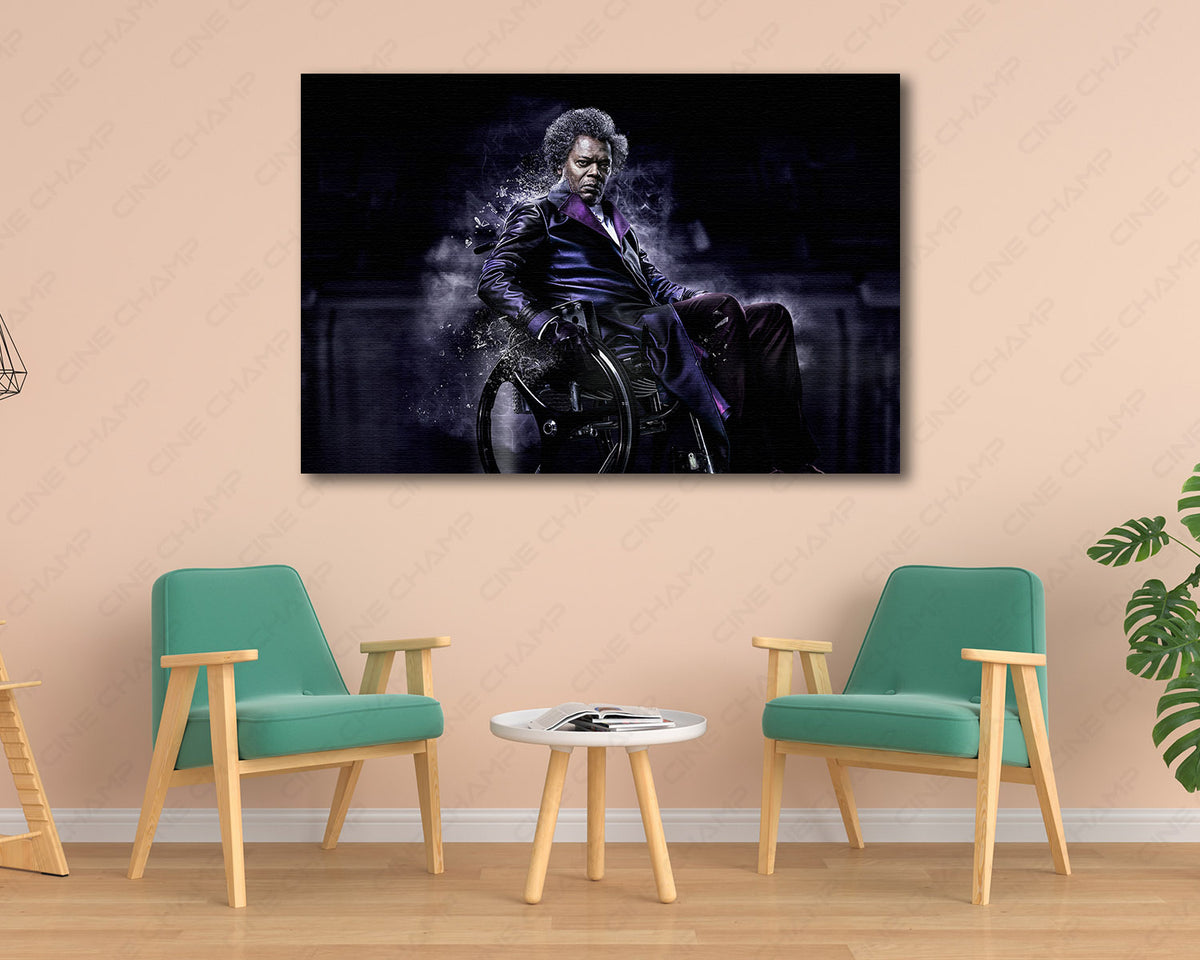 Glass modern canvas print