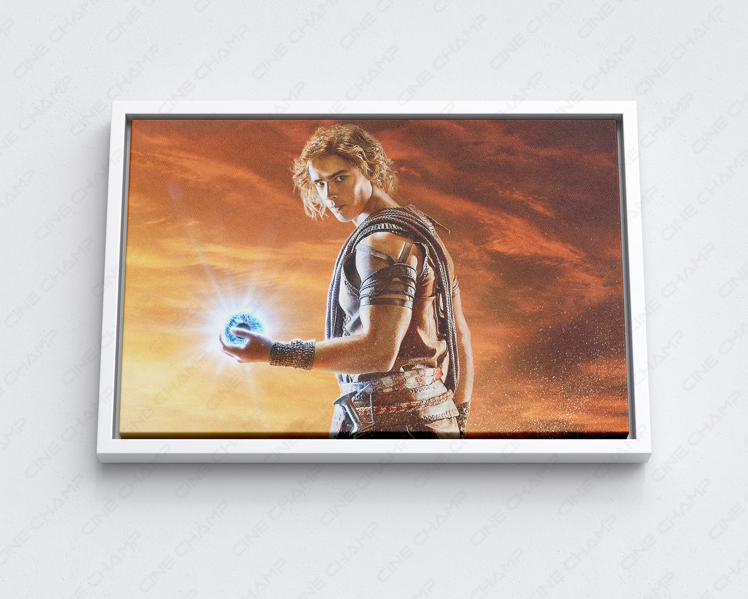 Gods of Egypt Canvas Print with White Floating Frame Egyptian Gods Wall Decor