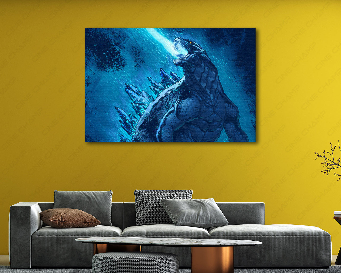 Godzilla King of the Monsters Canvas Print Monster Movie Wall Art