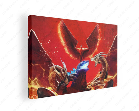Godzilla King Of The Monsters Canvas Wall Art