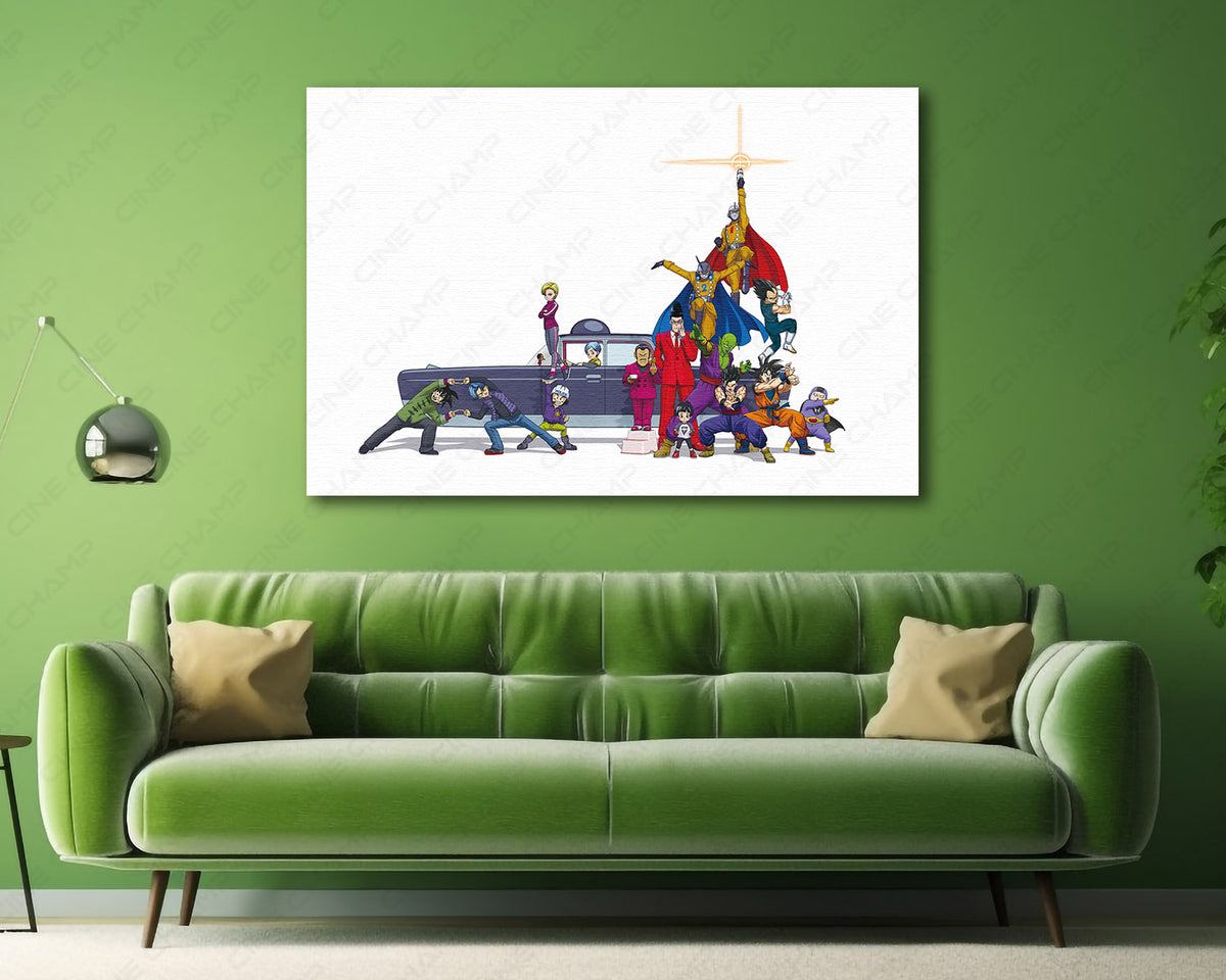 Gohan and Piccolo anime canvas artwork